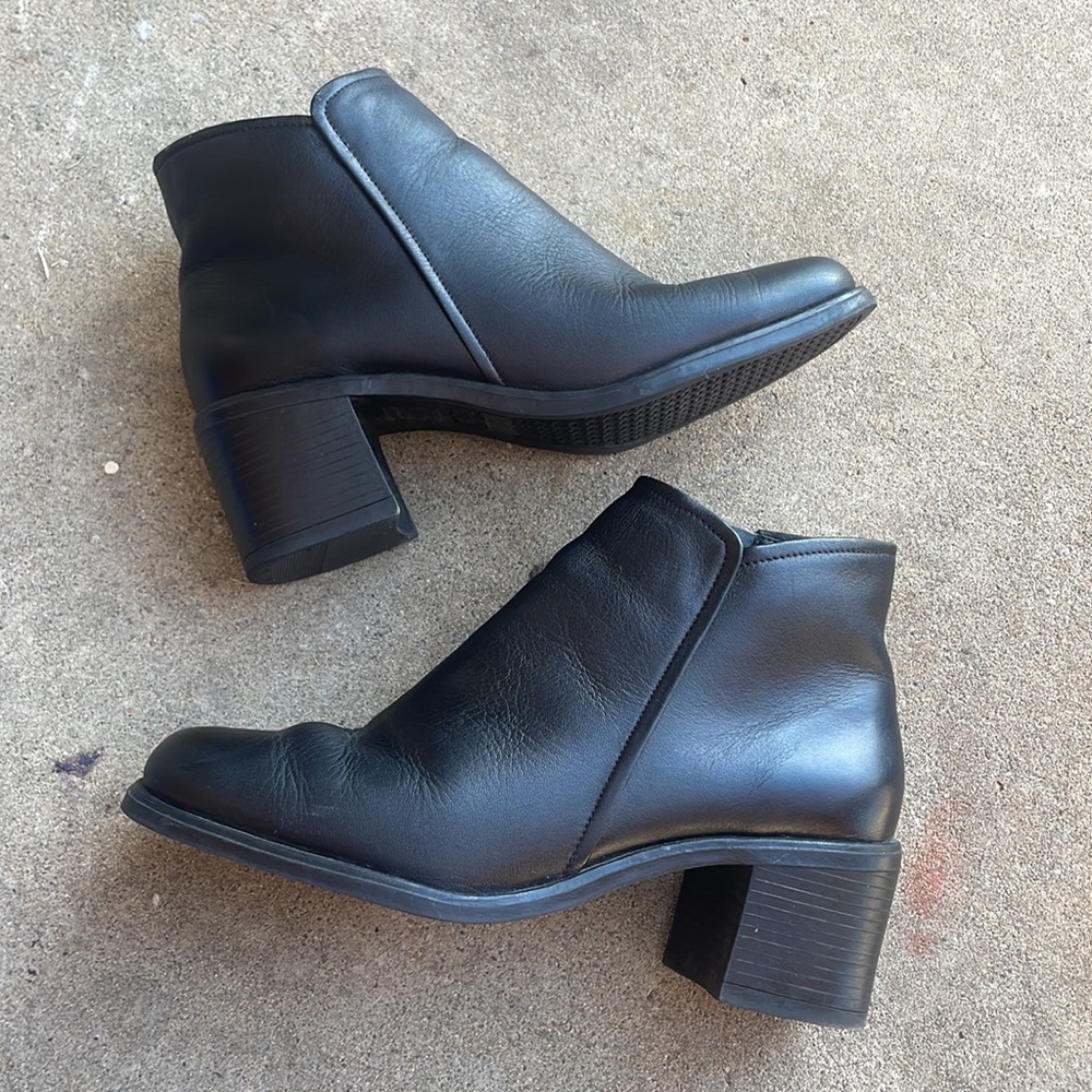 BELLINI BLACK  SPORT DEDE leather Ankle Boots!  Size 6